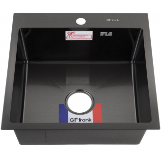 Мойка для кухни GFFRANK 50502G 500х500x2 мм, графит