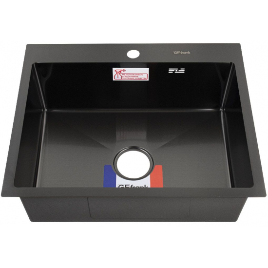 Мойка для кухни GFFRANK 60502G 600х500x2 мм, графит