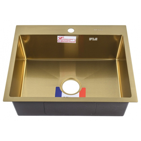 Мойка для кухни GFFRANK 60502Z 600х500x2 мм, золото
