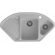 Мойка для кухни GRANFEST C-1040E 1,5 чаши, угловая 1040х560 мм, серый