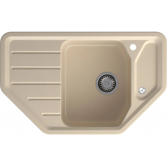 Мойка для кухни GRANFEST C-800E угловая 790х490 мм, кашемир
