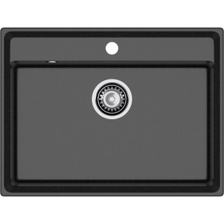 Мойка для кухни GRANFEST Level 660 660х500 мм, чёрный