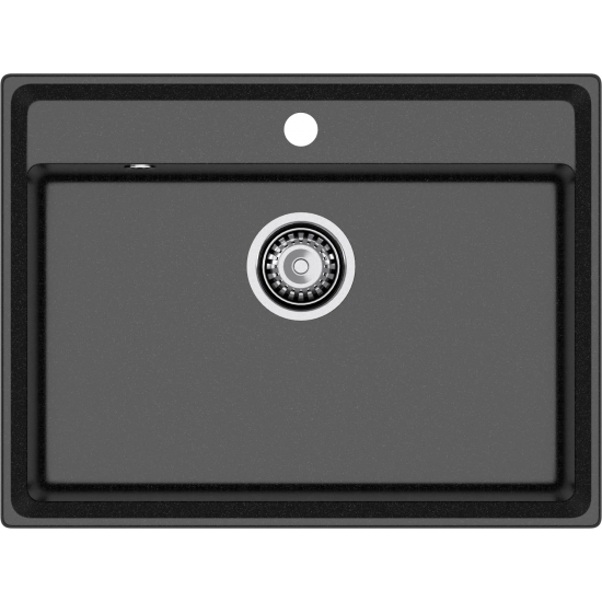 Мойка для кухни GRANFEST Level 660 660х500 мм, чёрный