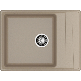 Мойка для кухни GRANFEST Level 660L чаша+крыло 660х500 мм, песочный