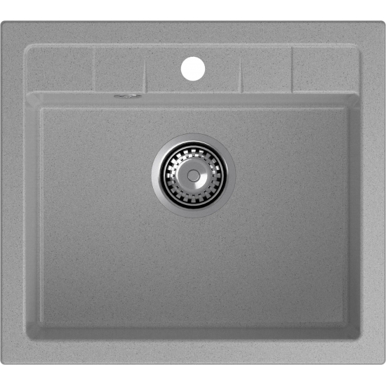 Мойка для кухни GRANFEST Quadro 561 560х500 мм, серый