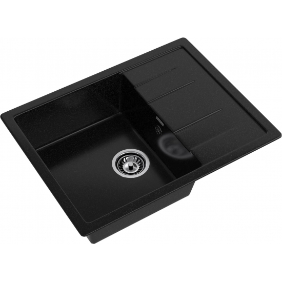 Мойка для кухни GRANFEST Quadro 650L чаша+крыло 650х500 мм, бежевый