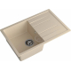 Мойка для кухни GRANFEST Quadro 780L чаша+крыло 770х495 мм, кашемир