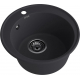 Мойка для кухни GRANFEST Quarz(ECO) Z08 D479 мм кварцевая, чёрный