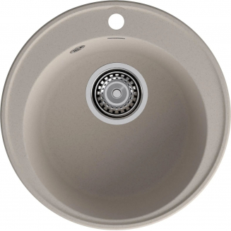 Мойка для кухни GRANFEST Quarz(ECO) Z08 D479 мм кварцевая, песочный