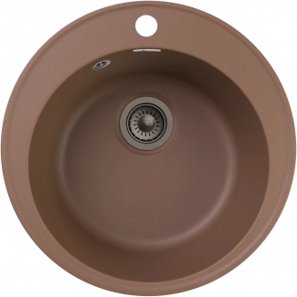 Мойка для кухни GRANFEST Quarz(ECO) Z08 D479 мм кварцевая, терракот