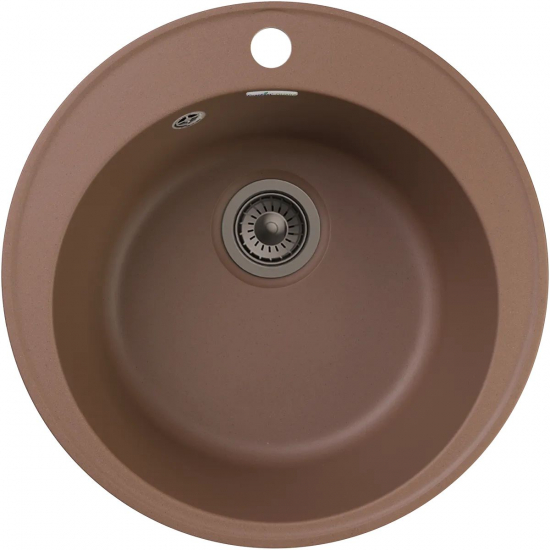 Мойка для кухни GRANFEST Quarz(ECO) Z08 D479 мм кварцевая, терракот