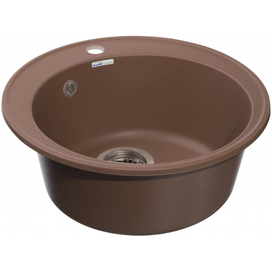 Мойка для кухни GRANFEST Quarz(ECO) Z08 D479 мм кварцевая, терракот