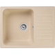 Мойка для кухни GRANFEST Quarz(ECO) Z13 чаша+крыло 618х477 мм кварцевая, бежевый
