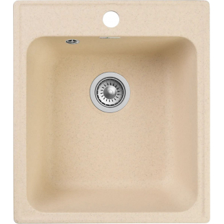 Мойка для кухни GRANFEST Quarz(ECO) Z17 418х477 мм кварцевая, бежевый