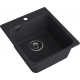 Мойка для кухни GRANFEST Quarz(ECO) Z17 418х477 мм кварцевая, чёрный