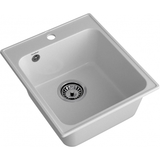 Мойка для кухни GRANFEST Quarz(ECO) Z17 418х477 мм кварцевая, серый