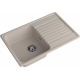 Мойка для кухни GRANFEST Quarz(ECO) Z78 чаша+крыло 736х476 мм кварцевая, песочный