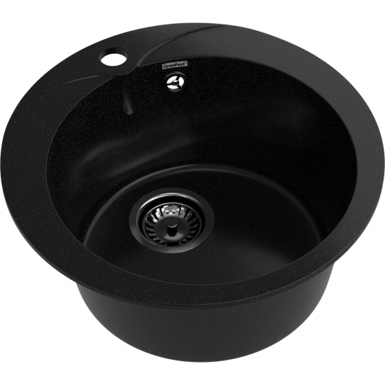 Мойка для кухни GRANFEST Rondo 480 D475 мм, чёрный