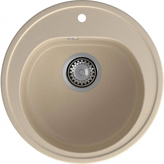 Мойка для кухни GRANFEST Rondo 510 D510 мм, кашемир