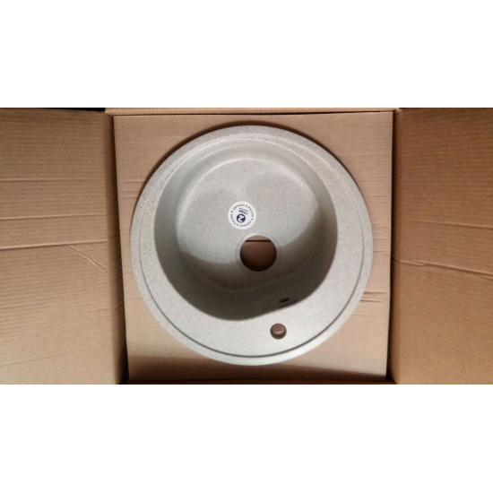 Мойка для кухни GRANFEST Rondo 510 D510 мм, серый