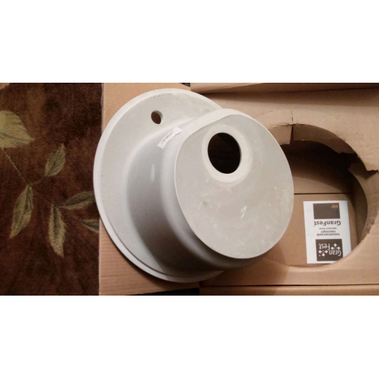 Мойка для кухни GRANFEST Rondo 510 D510 мм, серый