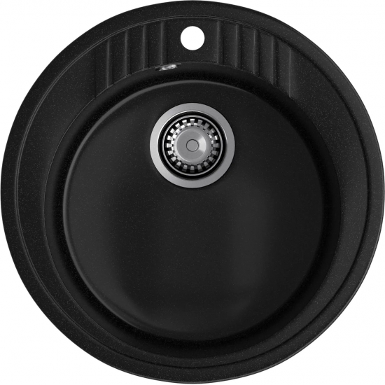 Мойка для кухни GRANFEST Rondo 520 D520 мм, чёрный
