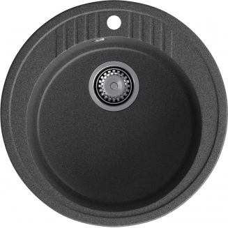 Мойка для кухни GRANFEST Rondo 520 D520 мм, графит