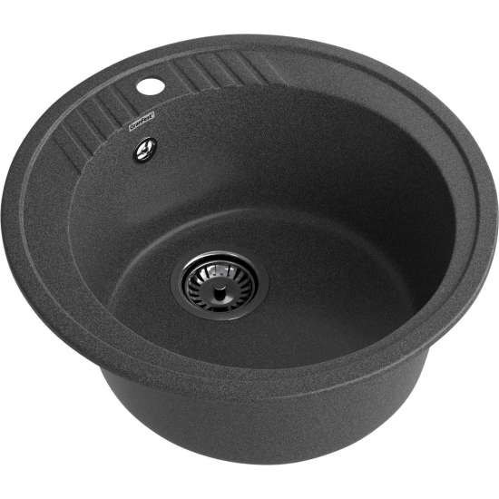 Мойка для кухни GRANFEST Rondo 520 D520 мм, графит