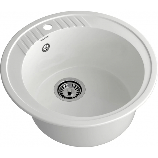 Мойка для кухни GRANFEST Rondo 520 D520 мм, иней
