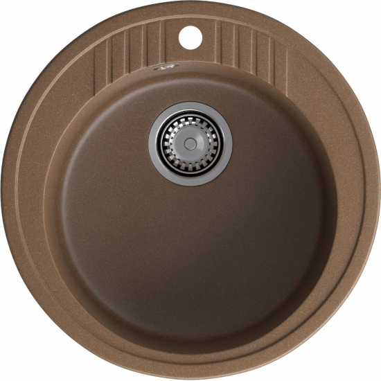 Мойка для кухни GRANFEST Rondo 520 D520 мм, терракот