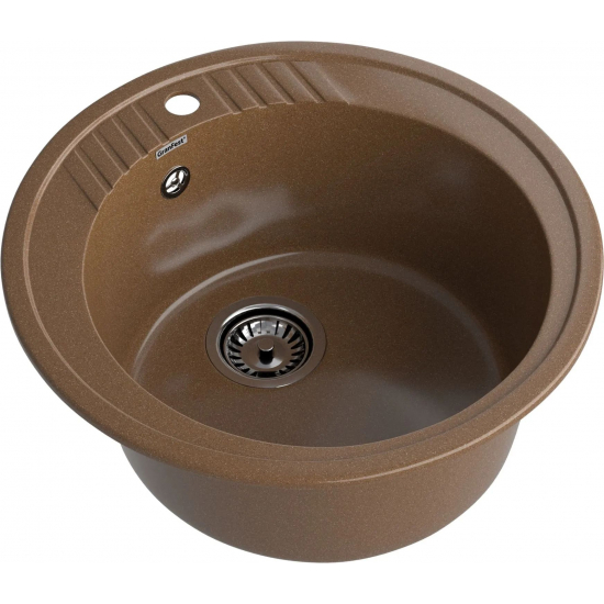 Мойка для кухни GRANFEST Rondo 520 D520 мм, терракот