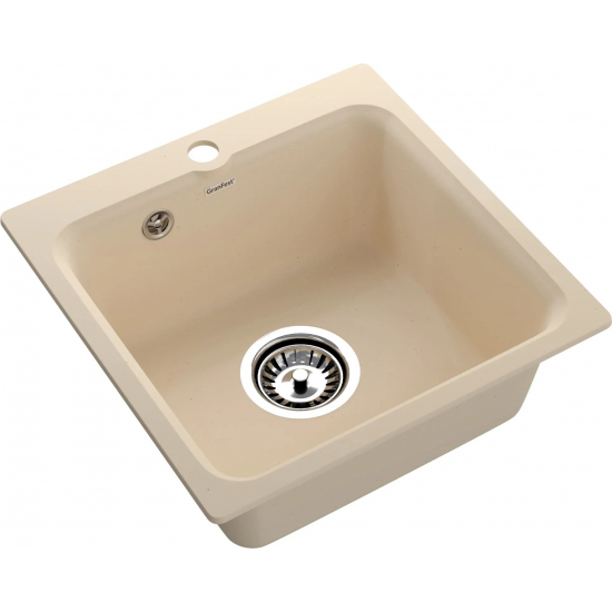Мойка для кухни GRANFEST Smart SM-430 430х430 мм, бежевый