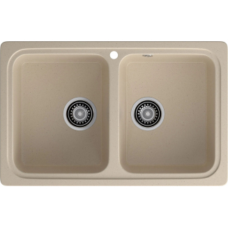 Мойка для кухни GRANFEST Standart 780K 2 чаши 786х500 мм, кашемир