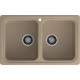 Мойка для кухни GRANFEST Standart 780K 2 чаши 786х500 мм, песочный