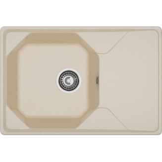 Мойка для кухни GRANFEST Unique 740L чаша+крыло 740х500 мм, кашемир