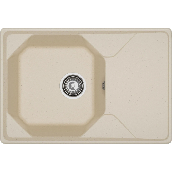 Мойка для кухни GRANFEST Unique 740L чаша+крыло 740х500 мм, кашемир