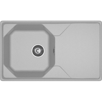 Мойка для кухни GRANFEST Unique 840L чаша+крыло 840х500 мм, серый