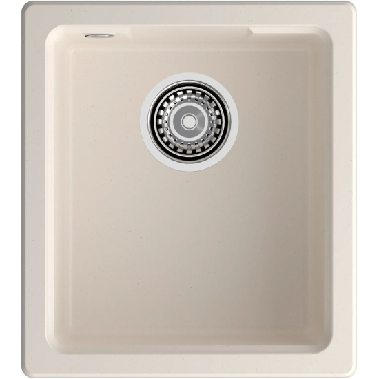 Мойка для кухни GRANFEST Urban UR-4540 400х450 мм кварцевая, белый