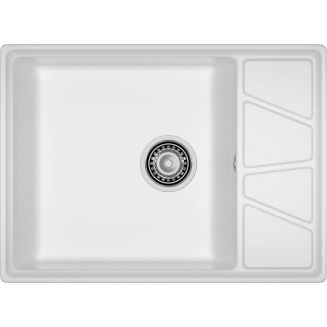 Мойка для кухни GRANFEST Vertex 680L чаша+крыло 680х500 мм, иней