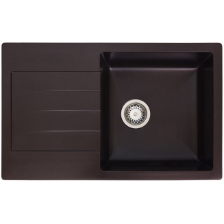 Мойка для кухни GRANICOM Cuba G-018 чаша+крыло 790х495 мм, шоколад