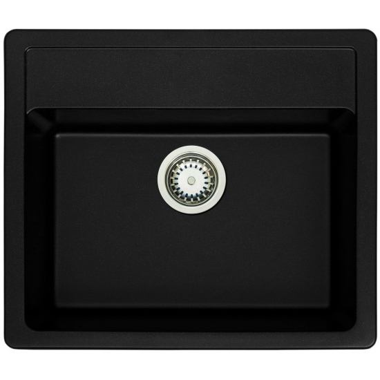 Мойка для кухни GRANICOM Cuba G-019 580х495 мм, антрацит