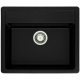 Мойка для кухни GRANICOM Cuba G-019 580х495 мм, антрацит