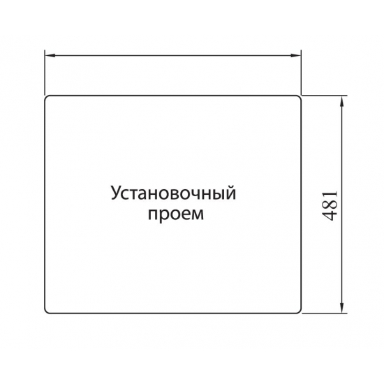 Мойка для кухни GRANICOM Cuba G-019 580х495 мм, антрацит