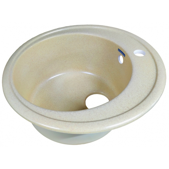 Мойка для кухни GRANICOM G-001 D=502 мм, кремовый