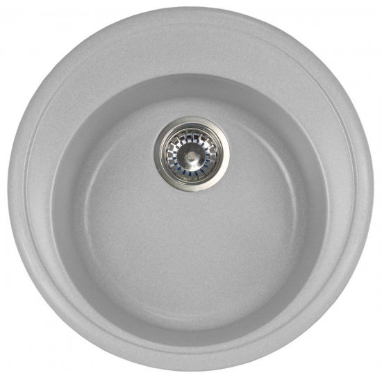 Мойка для кухни GRANICOM G-001 D=502 мм, серебристый