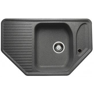Мойка для кухни GRANICOM G-002 1.5 чаши, угловая 777х485 мм, грей