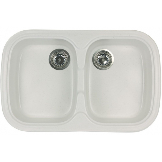 Мойка для кухни GRANICOM G-004 2 чаши 780х495 мм, жасмин