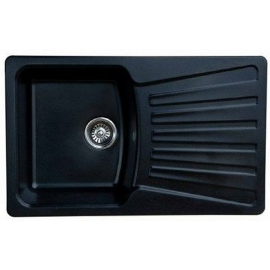 Мойка для кухни GRANICOM G-005 чаша+крыло 800х494 мм, антрацит