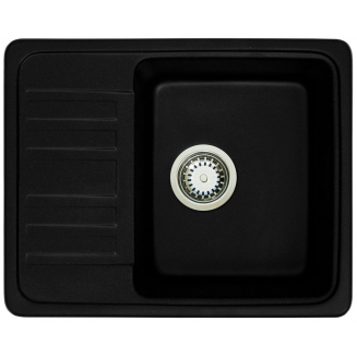 Мойка для кухни GRANICOM G-007 чаша+крыло 560х445 мм, антрацит