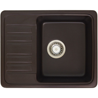 Мойка для кухни GRANICOM G-007 чаша+крыло 560х445 мм, шоколад
